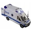 Policijos automobilis su LED šviesomis, garsais ir POWER FRICTION varikliu
