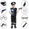 deAO Toys MAŽAS POLICININKAS RINKINYS VAIKAMS POLICIJOS PRIEDAI LIEMENĖS KEpurė