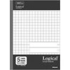 Užrašų knygelės „Logical Swing Notebook – Casual Color Series“ su sidabro jonų danga, semi B5 langeliais 5 mm- įv. spalvų (5 vnt.) HB5-H511-5P