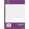 Užrašų knygelės „Logical Swing Notebook – Casual Color Series“ su sidabro jonų danga, semi B5 langeliais 5 mm- įv. spalvų (5 vnt.) HB5-H511-5P