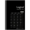 Japoniškas darbo kalendorius 2027 "Logical Diary" A5, juodas, NS-A502-27BD