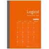 Japoniškas darbo kalendorius 2027 "Logical Diary" A5, oranžinis, NS-A502-27BO