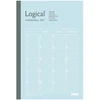 Japoniškas darbo kalendorius 2027 "Logical Diary" A5, melsvas NS-A502-27AB