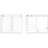 Japoniškas verslo darbo kalendorius 2027 "Standard Business Diary", kišeninis, juodas BU-500-27D
