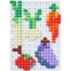 Karpomas Iwako kūrybinis mozaikų rinkinys „KESHI-BLO Dot Art Kit – Vegetable”, ER-GLB702