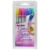 Markeriai įvairių paviršių dekoravimui Marvy Decocolor Fine #160-6A Glitter, 6 vnt.