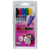 Markeriai įvairių paviršių dekoravimui Marvy Decocolor Fine #200-6 A Primary, 6 vnt.