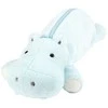 Pliušinis penalas „Hippopotamus series”, melsvas HPP-PCN01-B