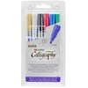 Markeriai įvairių paviršių dekoravimui Decocolor Paint Marker Calligraphy #125-6A, 6vnt.