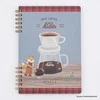 Užrašinė „drip coffee Kalita“ B6, langeliais 5 mm, NW-B610-1