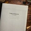 Užrašų knygelė „Logical Search Notebook“ A5, linija 6mm-juoda NA511-95B-BK