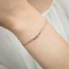 Auksinė apyrankė su smaragdu ir briliantais Brasco 63423