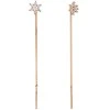 Auksiniai auskarai su cirkoniais Brasco 7413