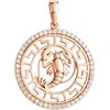 Auksinis pakabukas su cirkoniais "Vėžys" Brasco 62403