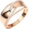 Auksinis žiedas su cirkoniais Brasco 57984