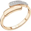 Auksinis žiedas su cirkoniais Brasco 64986