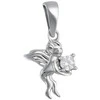 Balto aukso pakabukas su cirkoniu "Angelas" Brasco 58188