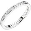 Balto aukso žiedas su cirkoniais Brasco 12174