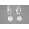 Sidabriniai auskarai su perlais ir cirkoniais Brasco 8913