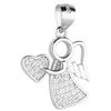 Sidabrinis pakabukas su cirkoniais "Angelas" Brasco 54620