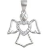 Sidabrinis pakabukas su cirkoniais "Angelas" Brasco 57858