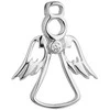 Sidabrinis pakabukas su cirkoniu "Angelas" Brasco 58892