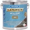 Maston Oy Suomija MASTON antikoroziniai dažai HAMMER HAMMERED Auksinė, Pakuotė: 2,5 L