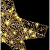 3D žvaigždė 50 LED Šilta balta 55 x 52.5 x 9 cm PET