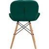 Activeshop Kėdė 4Rico QS-186 Scandi Velvet Žalias