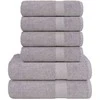 Rankšluostis Rankšluosčių rinkinys, 6vnt., pilki, 100% medvilnė, 360g/m²