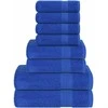 Rankšluostis Rankšluosčių rinkinys, 8vnt., mėlyni, 100% medvilnė, 360g/m²