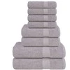 Rankšluostis Rankšluosčių rinkinys, 8vnt., pilki, 100% medvilnė, 360g/m²