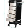 Activeshop Kirpėjo vežimėlis GABBIANO HAIRDRESSER HELPER FT65 Juodas/Baltas