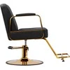 Activeshop Kirpyklos kėdė HAIR SYSTEM HAIRDRESSING CHAIR ACRI Juodas GOLD