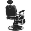Activeshop Kirpyklos kėdė Barber Chair Gabbiano Francesco Chrome Juodas