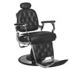 Activeshop Kirpyklos kėdė Barber Chair Gabbiano Francesco Chrome Juodas