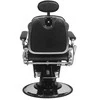 Activeshop Kirpyklos kėdė Barber Chair Gabbiano Francesco Chrome Juodas