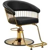 Activeshop Kirpyklos kėdė Hair System Lille Gold Juodas