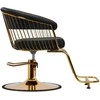 Activeshop Kirpyklos kėdė Hair System Lille Gold Juodas