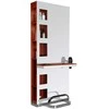 Activeshop Kirpyklos konsolė su veidrodžiu Gabbiano B058 Cherry
