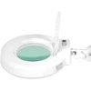Activeshop Kosmetologinė lempa LED su lupa ir stovu 5D 22W Baltas