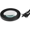 Activeshop LED stalinis šviestuvas su lupa Glow 308 juodas