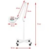 Activeshop Kosmetologinė lempa LED su lupa ir stovu S4 5D 22W ADJUSTABLE Baltas