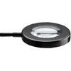 LED lempa su lupa 5D SNAKE RING 5W Juodas