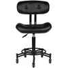 Activeshop Kosmetologinė meistro kėdutė GABBIANO HAIRDRESSER STOOL FLORENCE Juodas