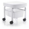 Activeshop Kojų atrama pedikiūrui su vonele - pedikiūro taburetė PEDICURE STOOL BATH