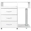 Activeshop Kosmetologinis stalas Mini Compact Baltas