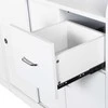 Activeshop Registratūros stalas GABBIANO RECEPTION DESK SHOWROOM GLASS Baltas
