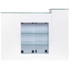 Activeshop Registratūros stalas GABBIANO RECEPTION DESK SHOWROOM GLASS Baltas