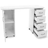 Activeshop Kosmetologinis stalas CABINETS Baltas